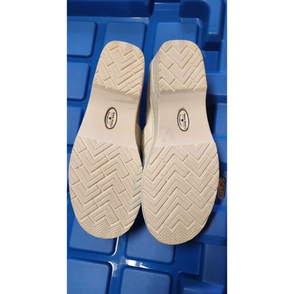 Nurse Mates Womens Shoes Sz 8W Kayla Slip On Leather Clog Slip Resistant Sole - Picture 5 of 7